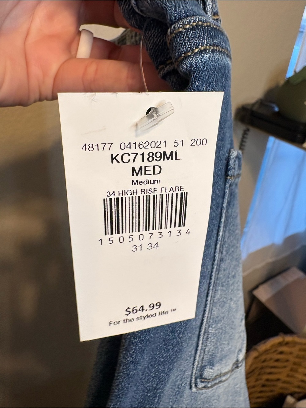 Kancan x Buckle NWT Boot Flare High Rise 15/31 - Picture 12 of 13
